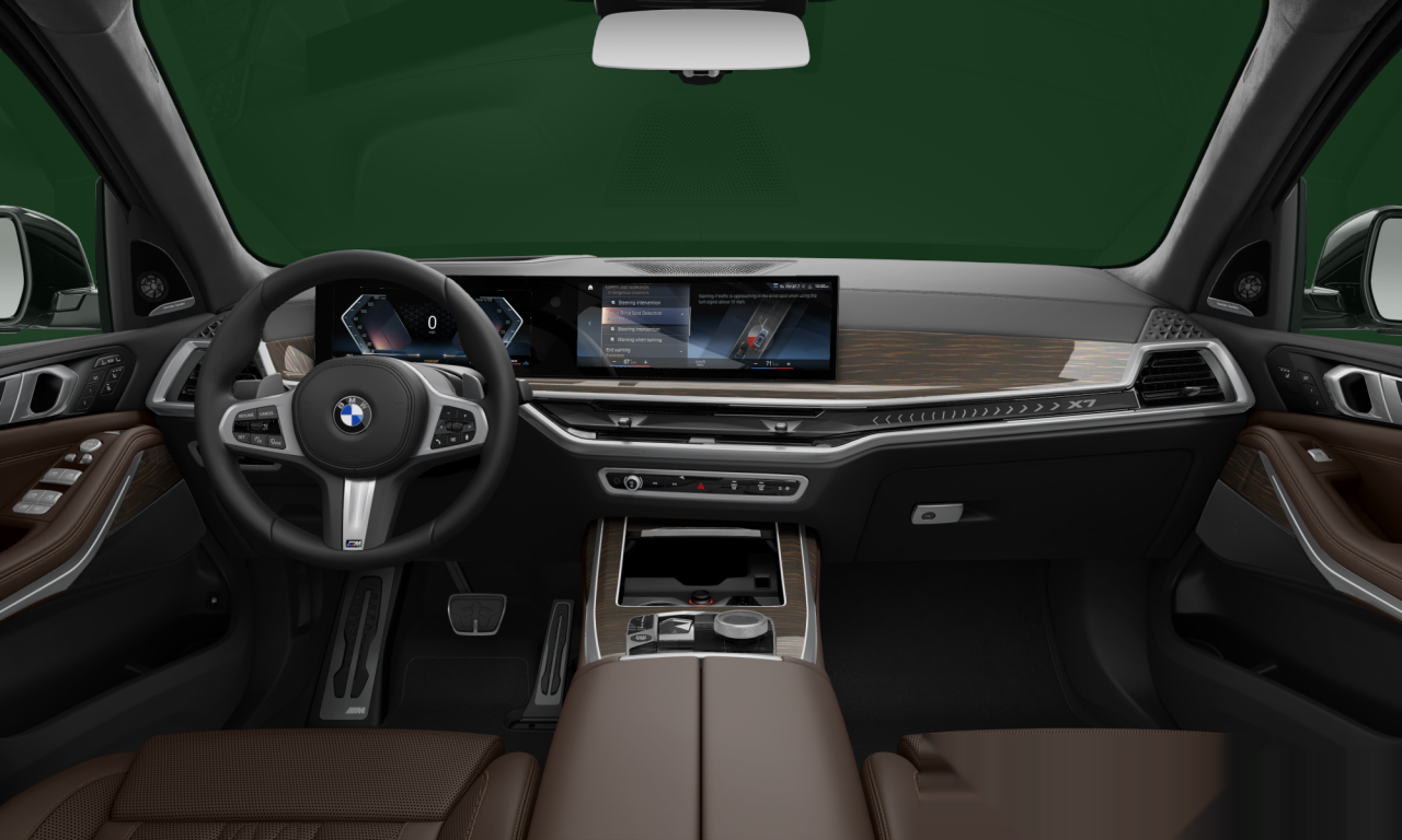 Interior of BMW X7 xDrive40i (G07 (MUE)), VIN 5UX23EM08R9S35003