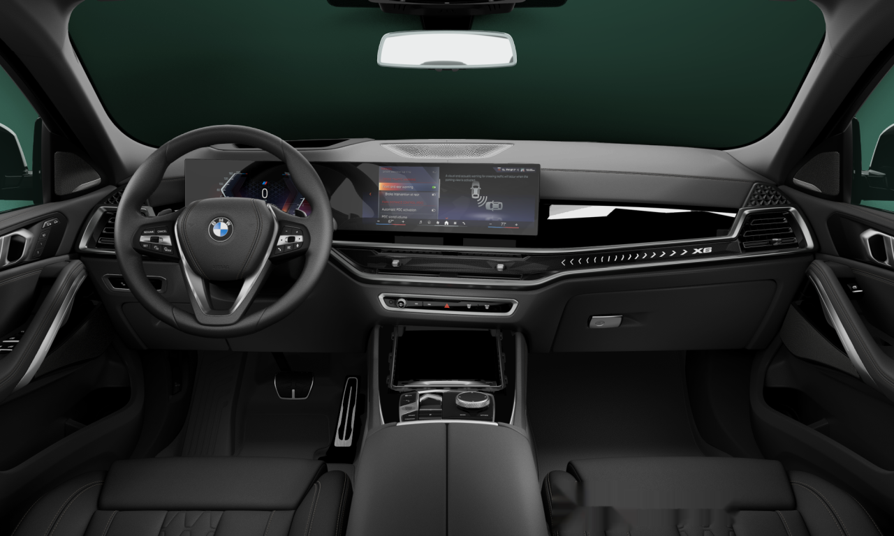 Interior of BMW X6 xDrive40i M Sport (G06 (MUE)), VIN 5UX33EX01R9R43206