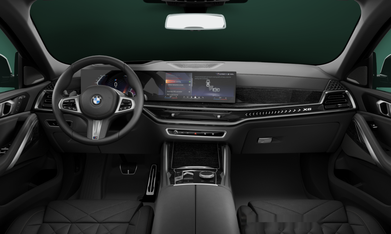 Interior of BMW X6 xDrive40i M Sport (G06 (MUE)), VIN 5UX33EX09T9169682