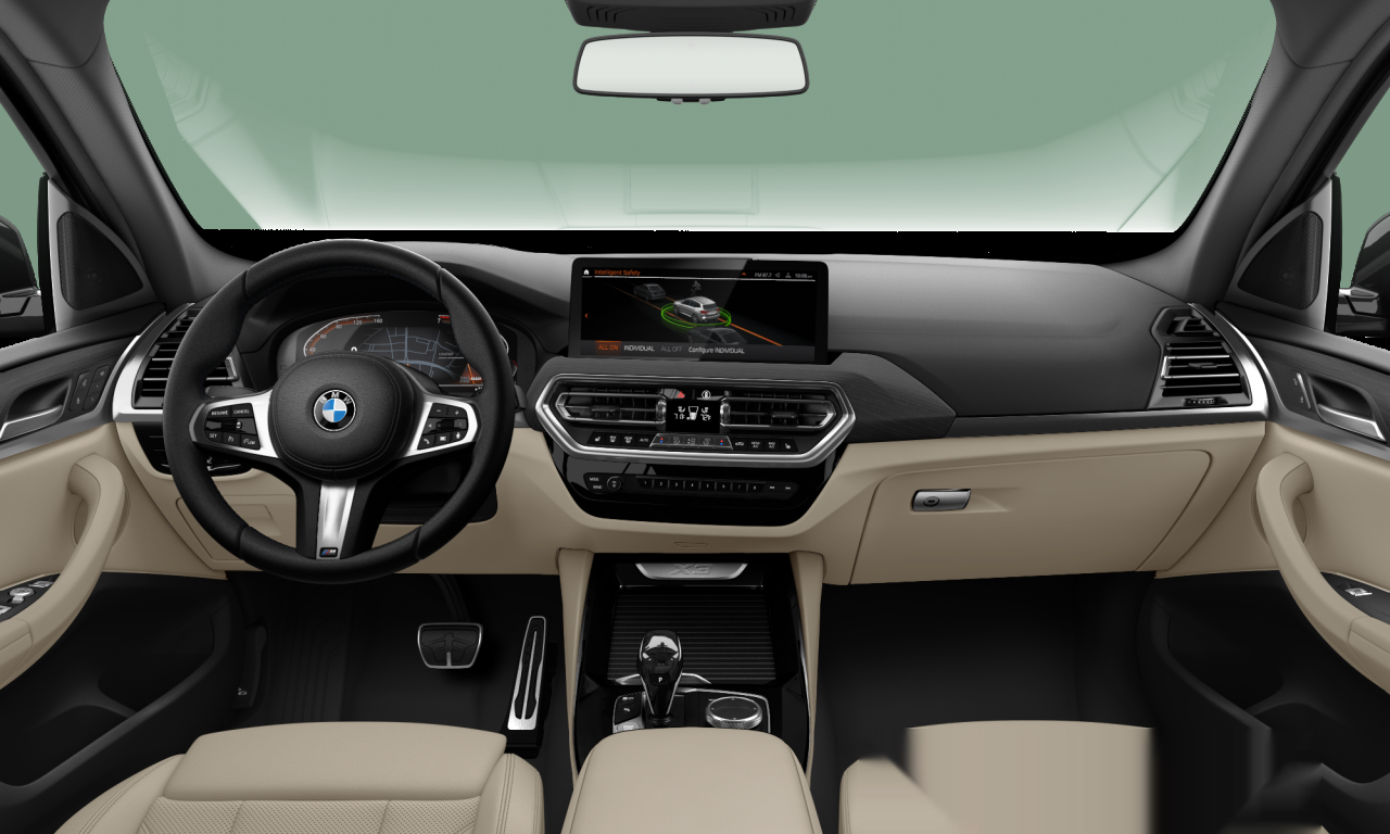 Interior of BMW X3 xDrive30i (G01 (MUE)), VIN 5UX53DP03N9M75296