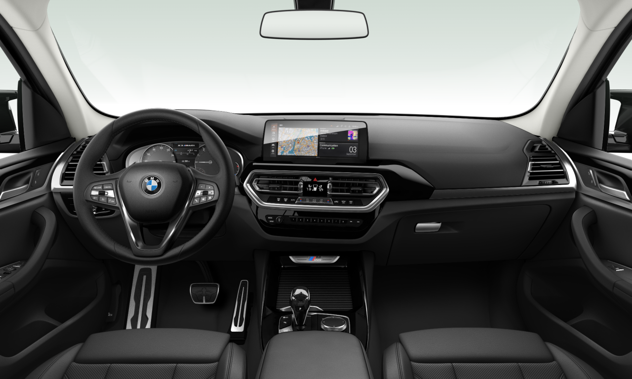 Interior of BMW X3 M40i (G01 (MUE)), VIN 5UX83DP04P9P95453