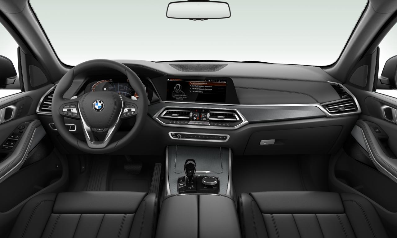 Interior of BMW X5 xDrive40i (G05), VIN 5UXCR6C07N9K78851