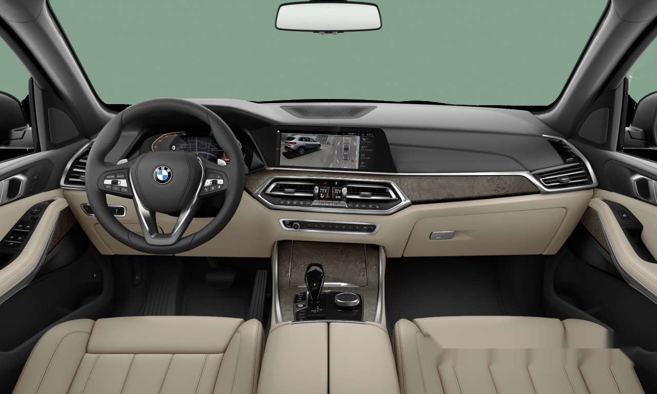 Interior of BMW X5 xDrive40i (G05), VIN 5UXCR6C08N9K80544