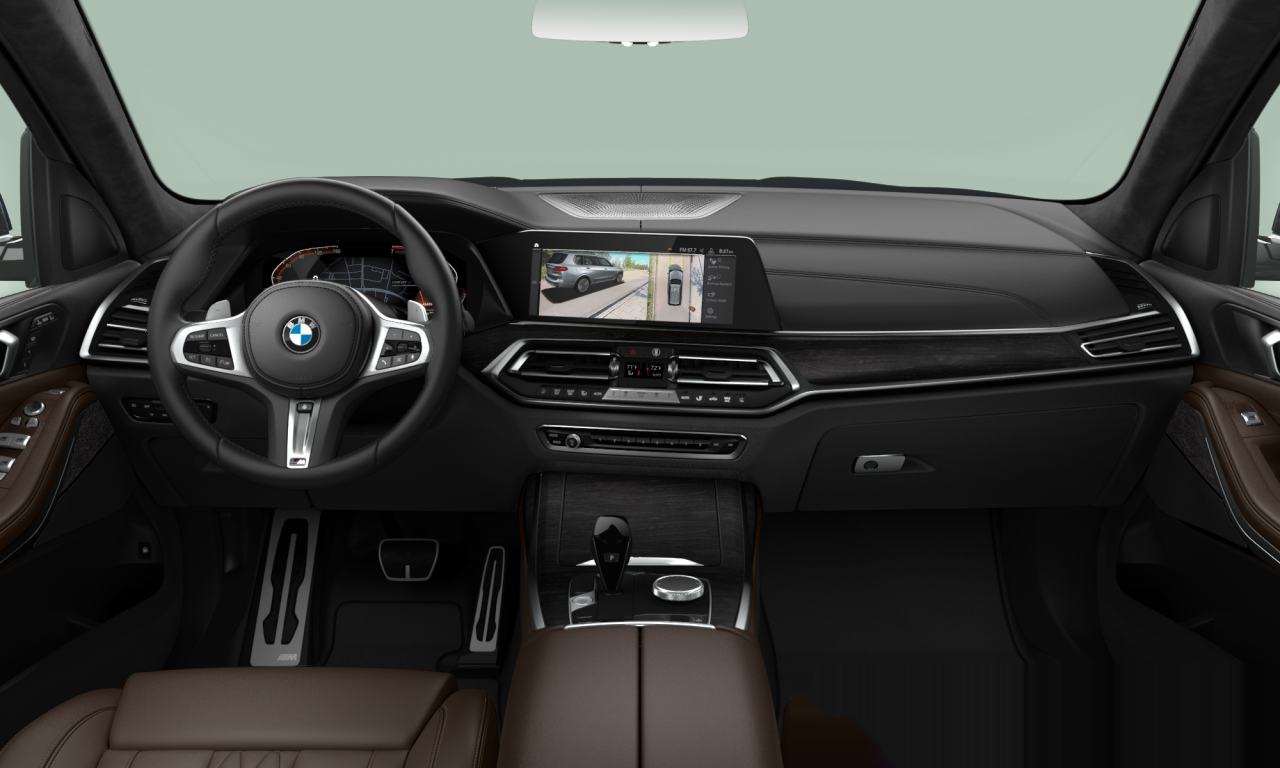 Interior of BMW X7 xDrive40i (G07), VIN 5UXCW2C00N9M15789