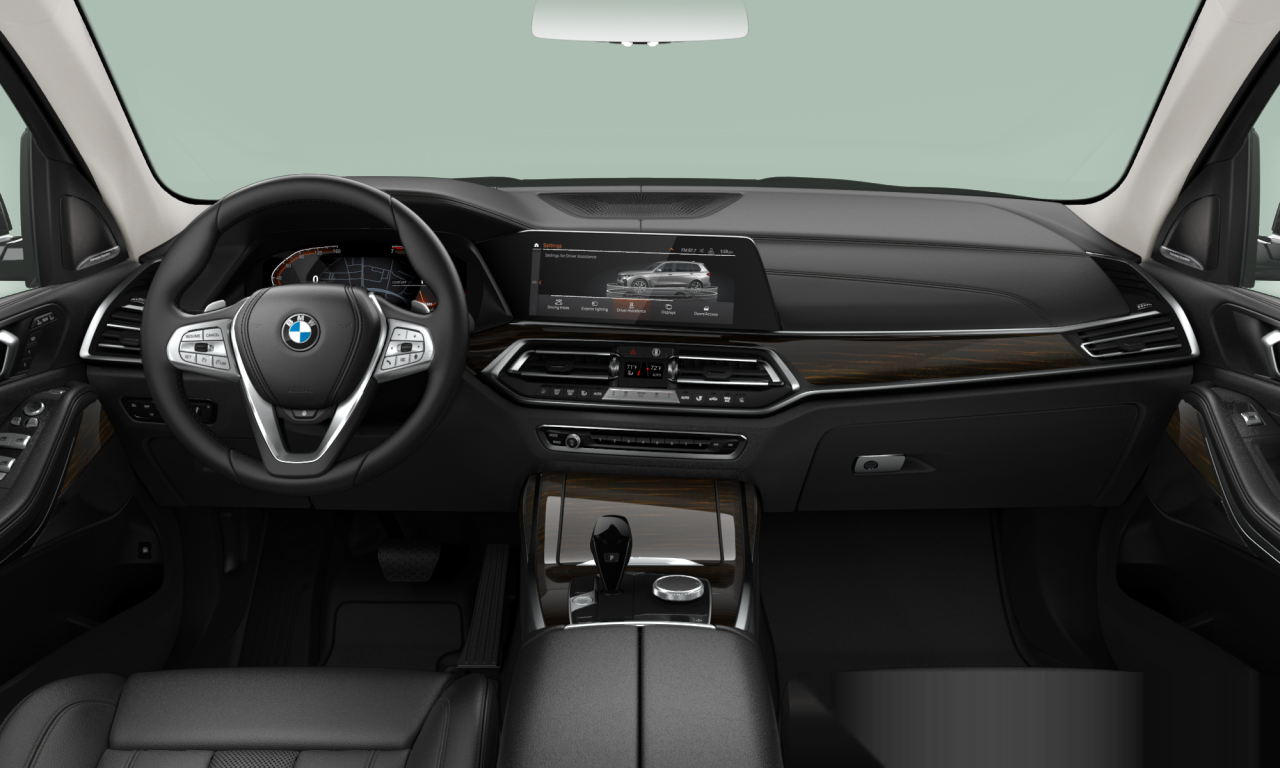 Interior of BMW X7 xDrive40i (G07), VIN 5UXCW2C05M9G78040
