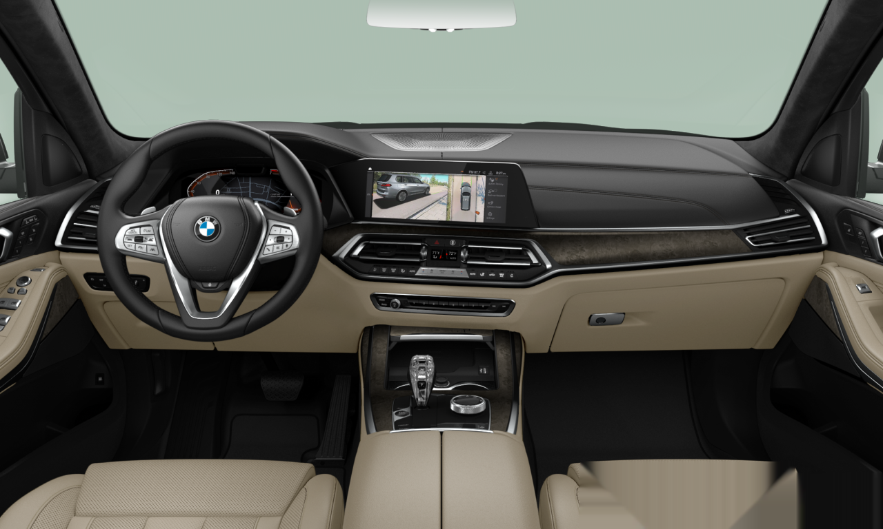 Interior of BMW X7 xDrive40i (G07), VIN 5UXCW2C05N9L32472