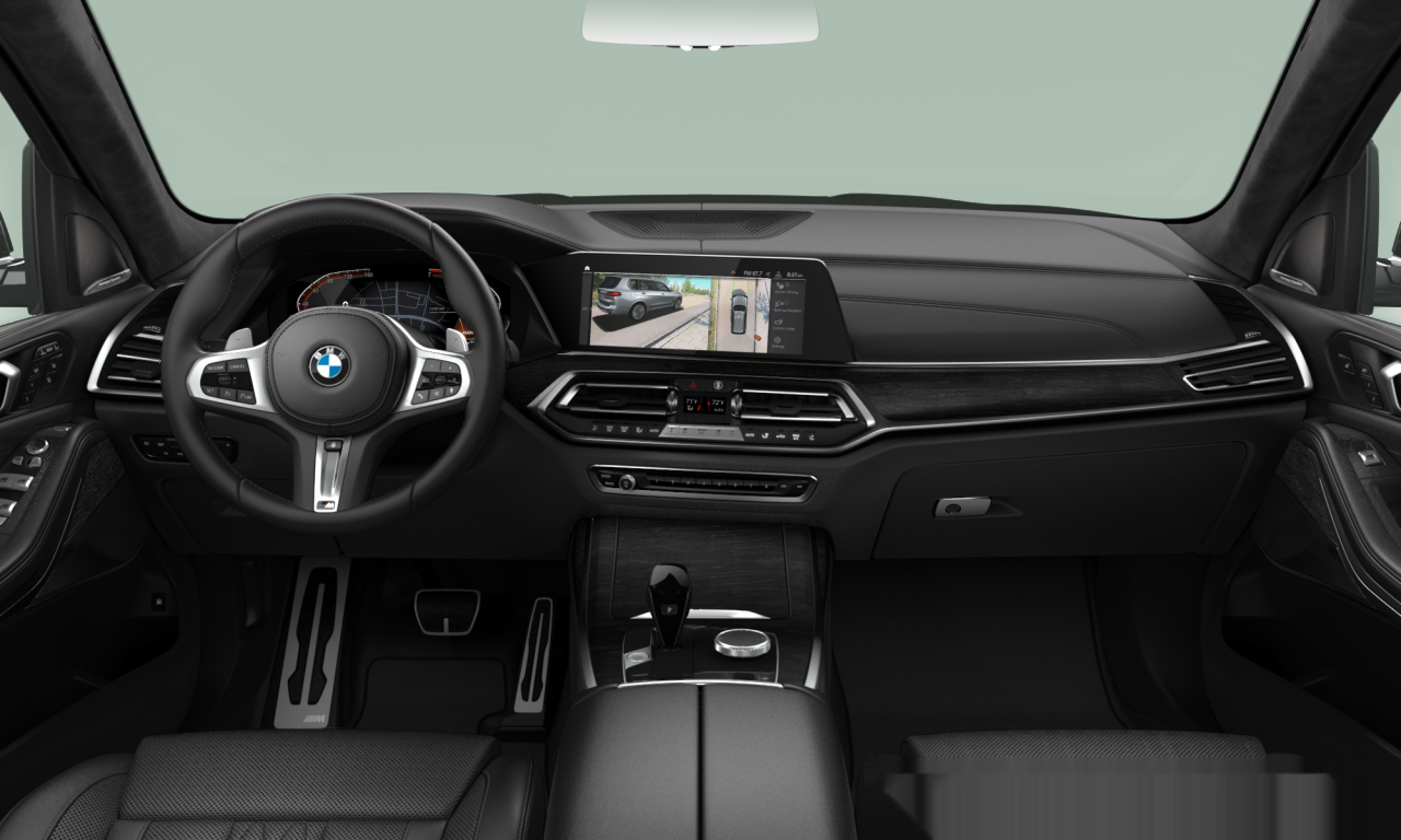 Interior of BMW X7 xDrive40i (G07), VIN 5UXCW2C08M9F36264