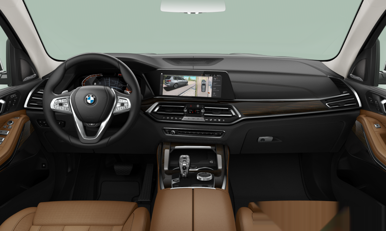 Interior of BMW X7 xDrive40i (G07), VIN 5UXCW2C08M9F56921