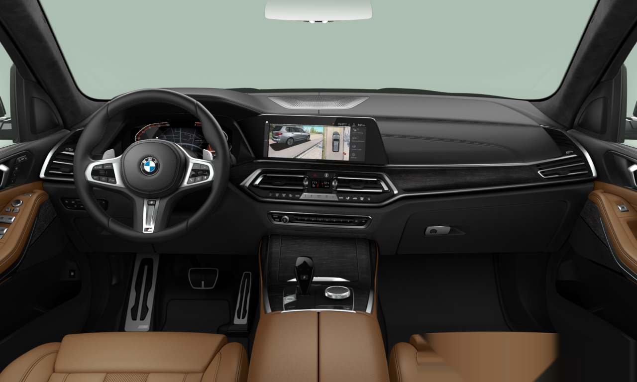 Interior of BMW X7 xDrive40i (G07), VIN 5UXCW2C08N9L60962