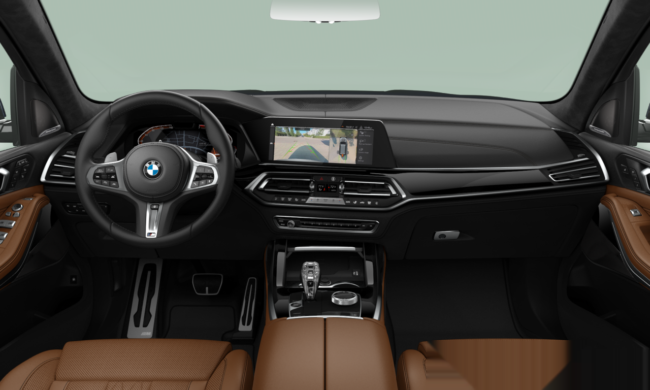 Interior of BMW X7 xDrive50i (G07), VIN 5UXCX4C50KLB39569