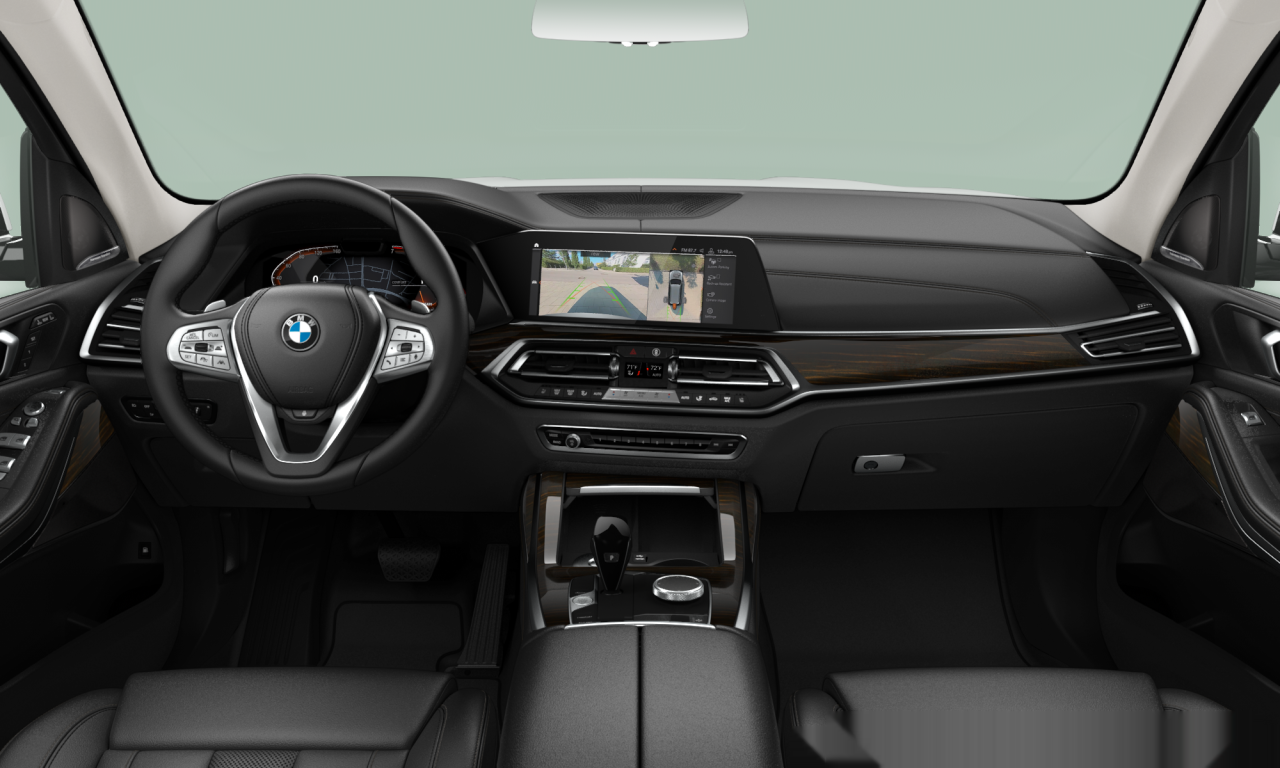 Interior of BMW X7 xDrive50i (G07), VIN 5UXCX4C58KLS38038