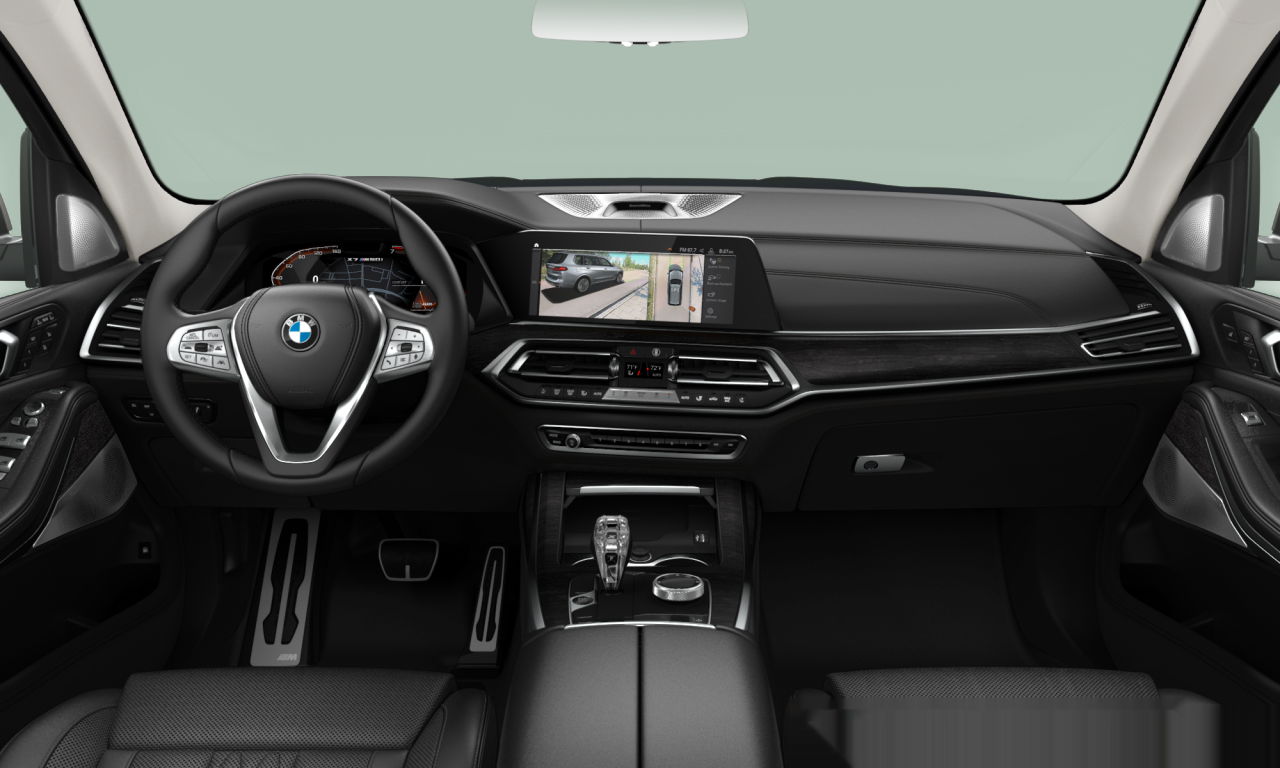 Interior of BMW X7 M50i (G07), VIN 5UXCX6C05L9B23382