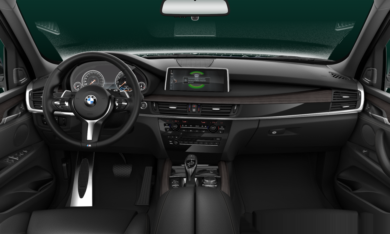 Interior of BMW X5 xDrive35i (F15), VIN 5UXKR0C30H0V81529