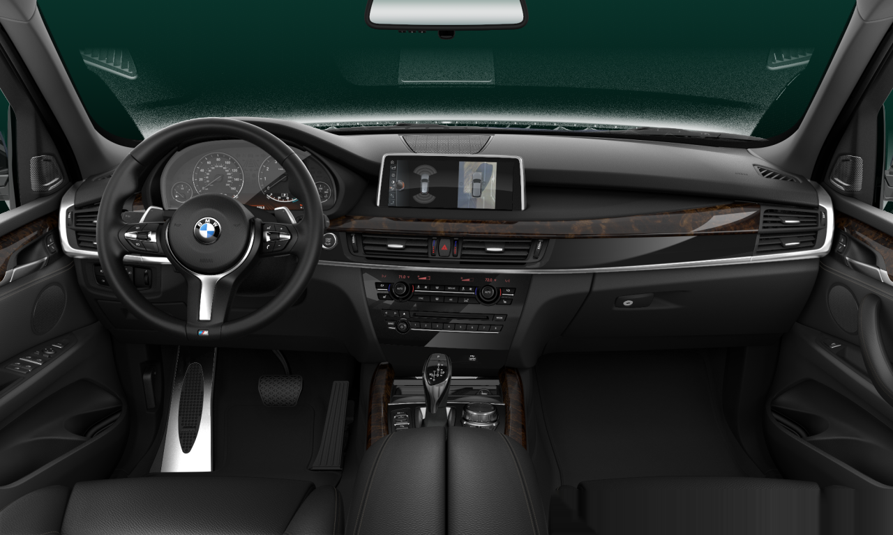 Interior of BMW X5 xDrive35i (F15), VIN 5UXKR0C31H0V84455