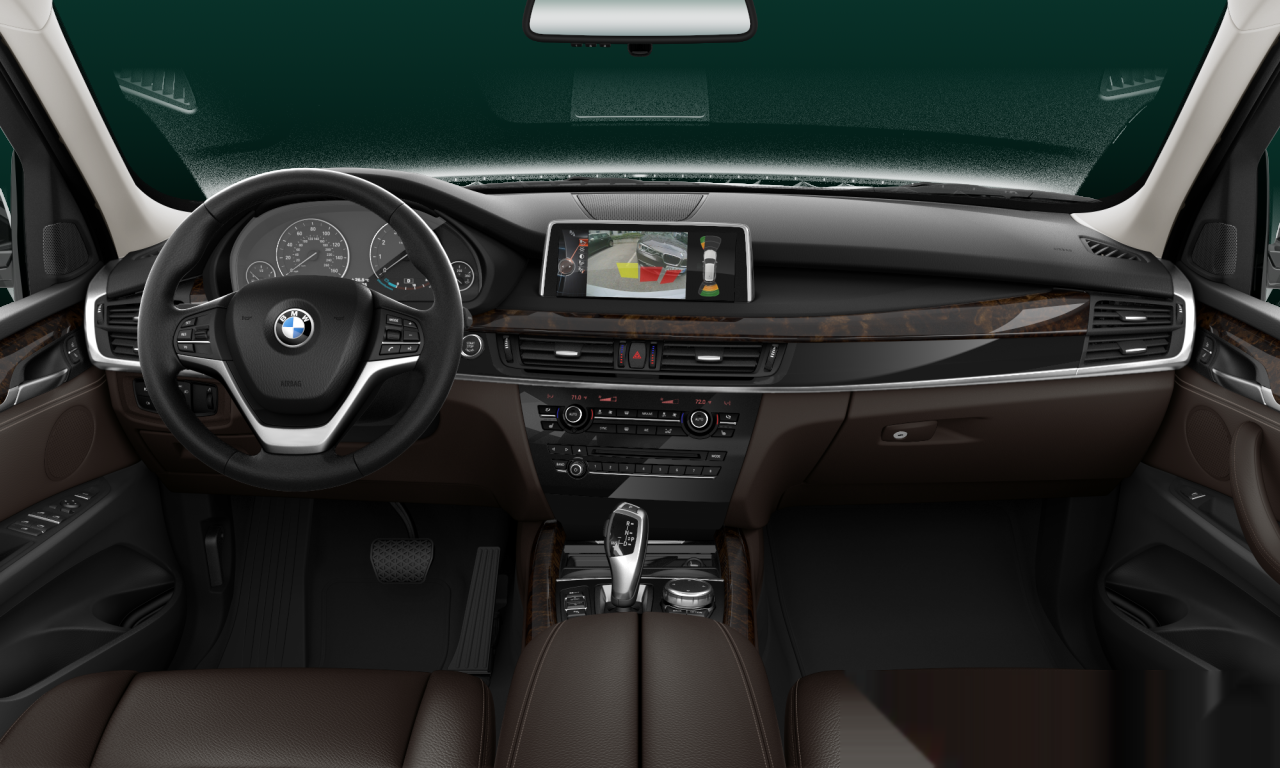 Interior of BMW X5 xDrive35i (F15), VIN 5UXKR0C52F0P11311