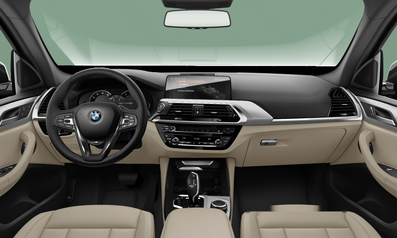 Interior of BMW X3 sDrive30i (G01), VIN 5UXTR7C50KLF37280