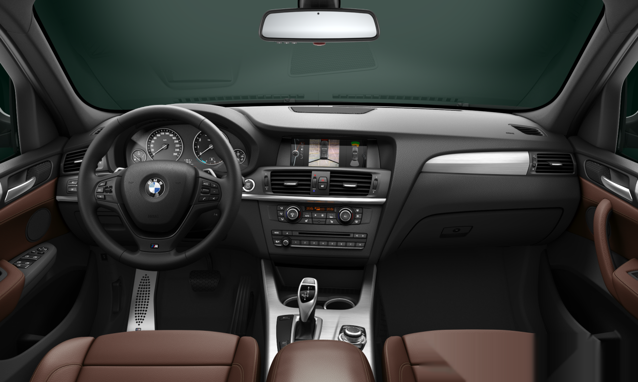 Interior of BMW X3 xDrive35i (F25), VIN 5UXWX7C53BL734914