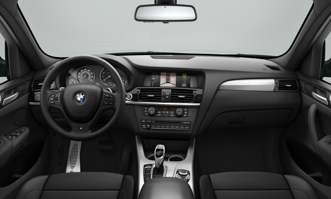 Interior of BMW X3 xDrive35i (F25), VIN 5UXWX7C59CL736068