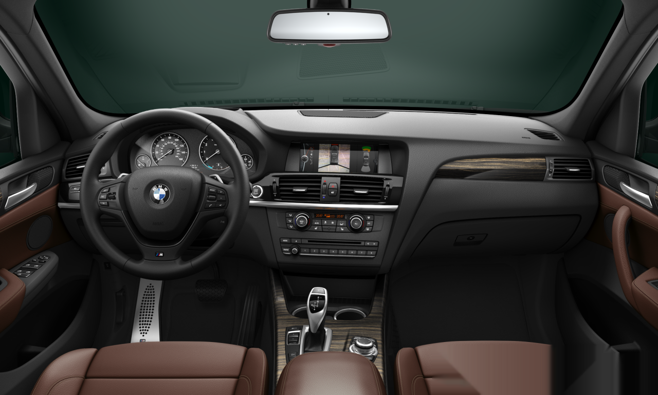 Interior of BMW X3 xDrive35i (F25), VIN 5UXWX7C59DL981194