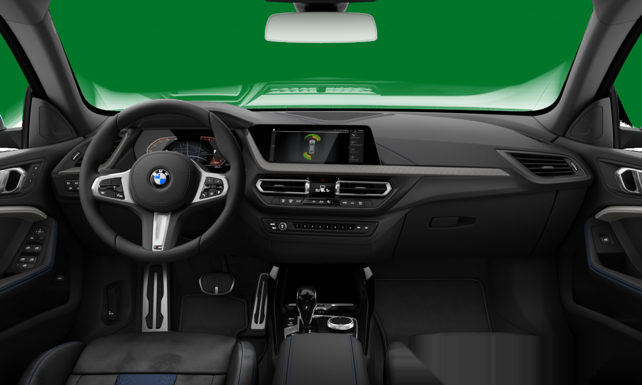 Interior of BMW 218i (F44), VIN WBA11AK04P7L63436
