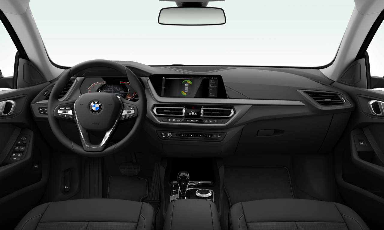 Interior of 2022 BMW 216d (F44), VIN WBA11AM0407L54450