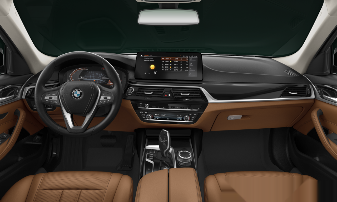 Interior of BMW 520i (G31 (MUE)), VIN WBA11BM05PCL23053