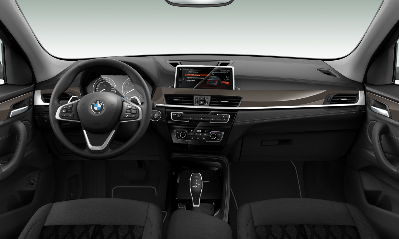 Interior of BMW X1 xDrive20i (F48 (MUE)), VIN WBA11DG09M5T34743