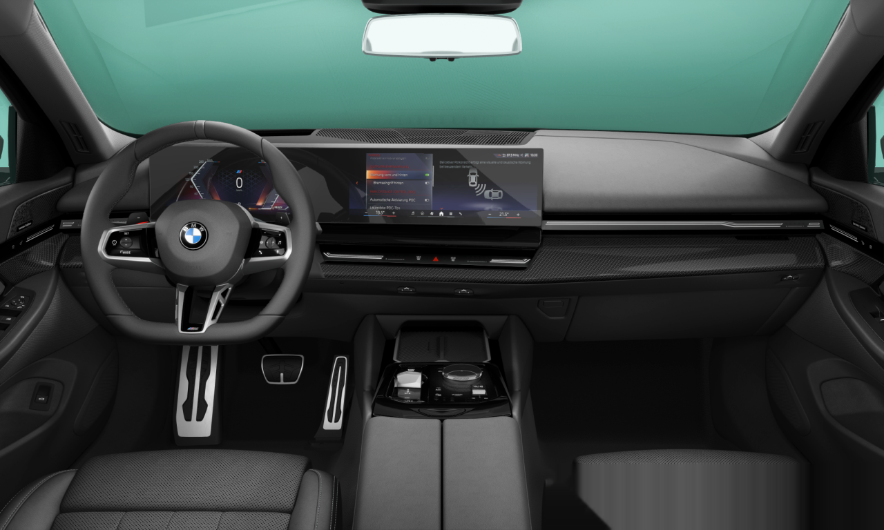 Interior of 2023 BMW 520i (G60), VIN WBA11FJ020CP78556
