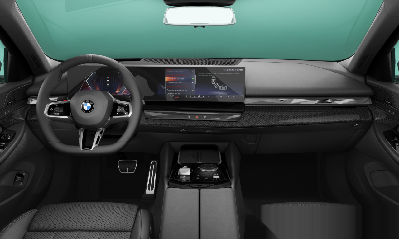 Interior of BMW 520i (G60), VIN WBA11FJ090CV07204