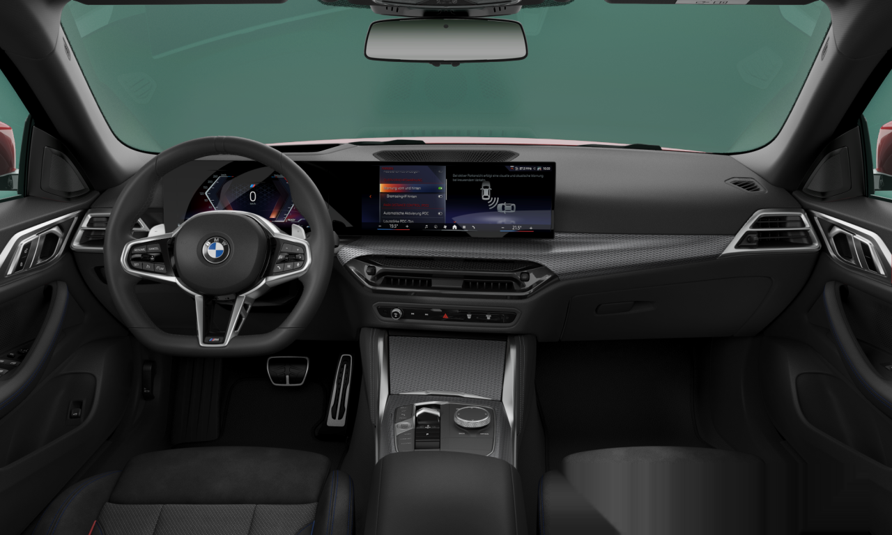 Interior of BMW 420i (G26 (MUE)), VIN WBA11HC000FV54130