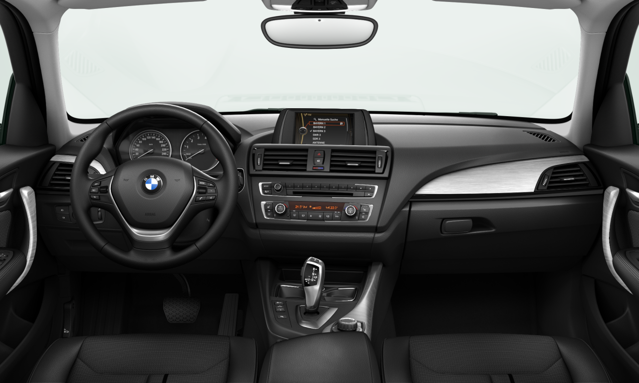 Interior of 2012 BMW 116i (F20), VIN WBA1A11050VT20940