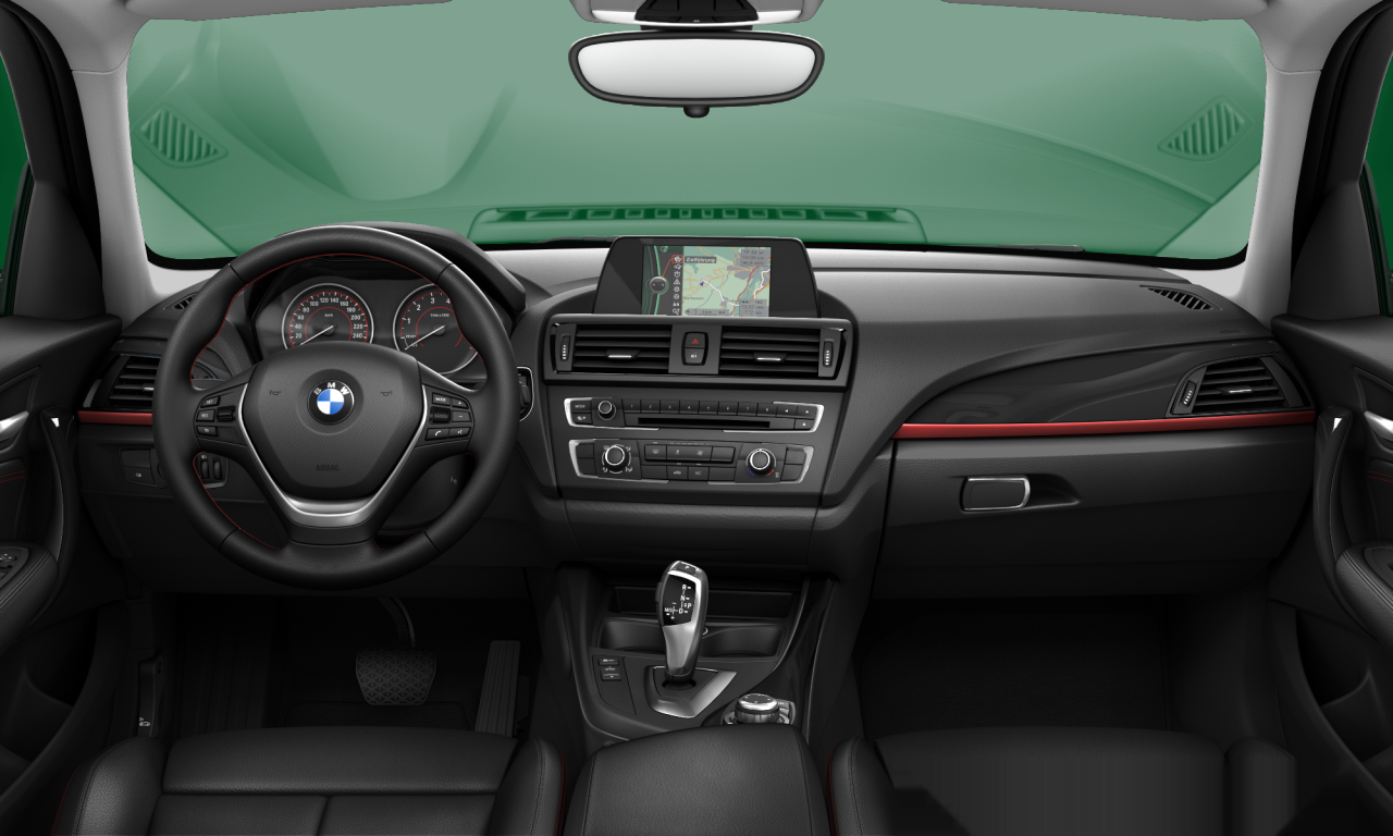 Interior of BMW 116i (F20), VIN WBA1A120X0J211184