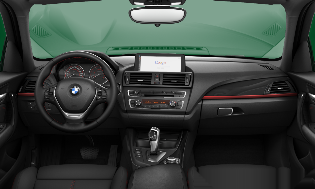 Interior of BMW 118d (F20), VIN WBA1C11000J828556