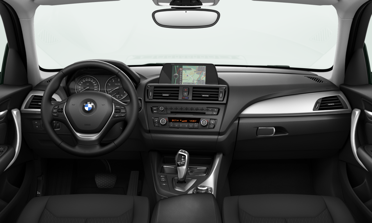 Interior of BMW 116d (F20), VIN WBA1C71060J048659