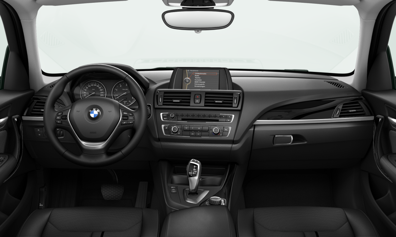 Interior of BMW 116d (F20), VIN WBA1C72020J363182