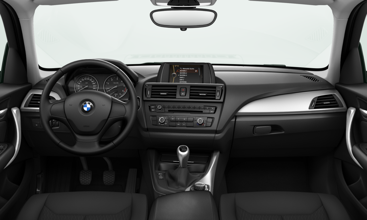 Interior of 2012 BMW 116d EfficientDynamics Edition (F20), VIN WBA1C91070J502591