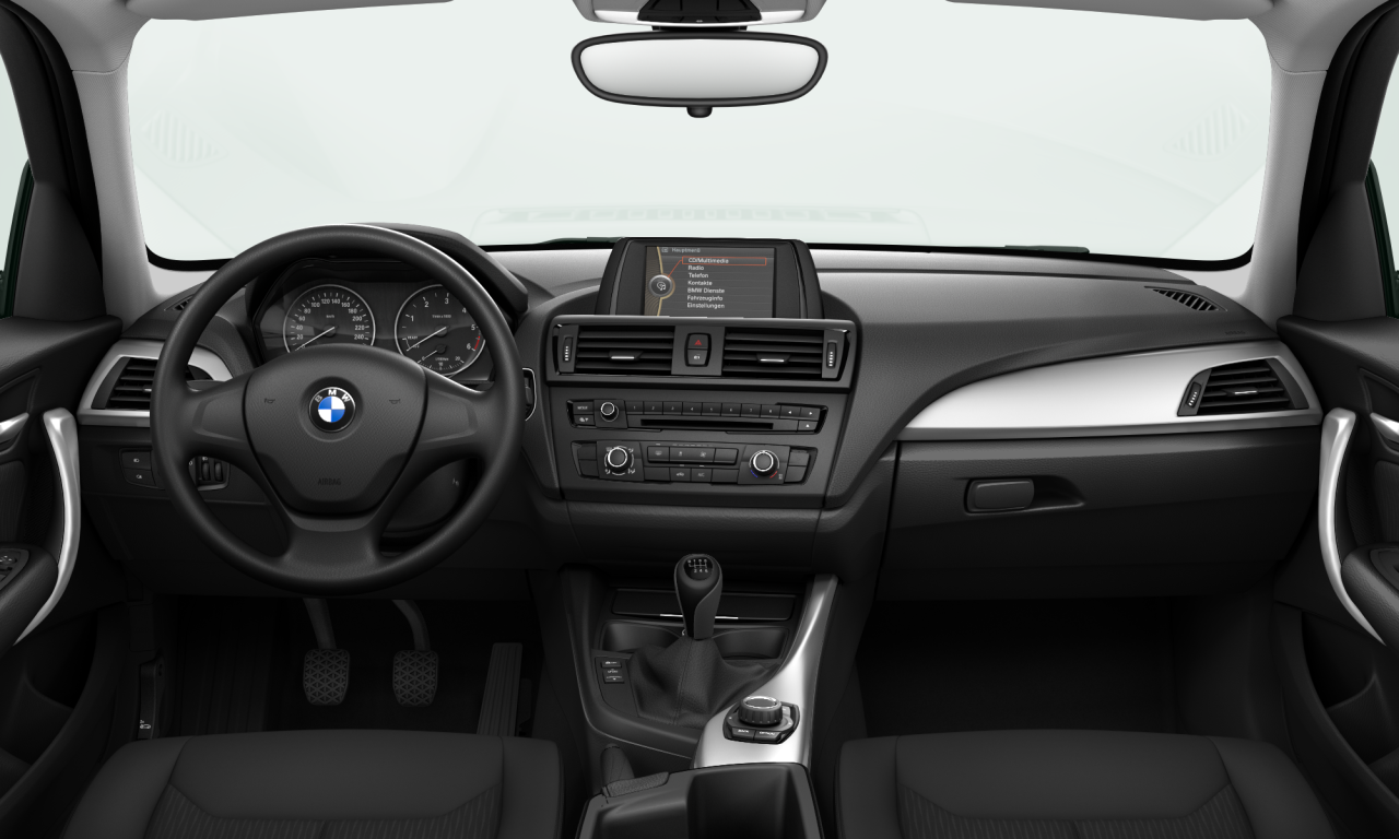 Interior of BMW 116d EfficientDynamics Edition (F20), VIN WBA1C91080J507363