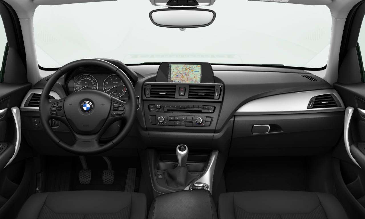 Interior of BMW 116d EfficientDynamics Edition (F20), VIN WBA1C92050J436864