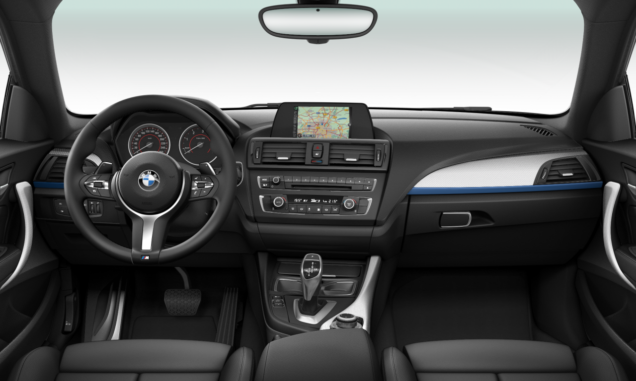 Interior of BMW 220d (F22), VIN WBA1H12080VX81852