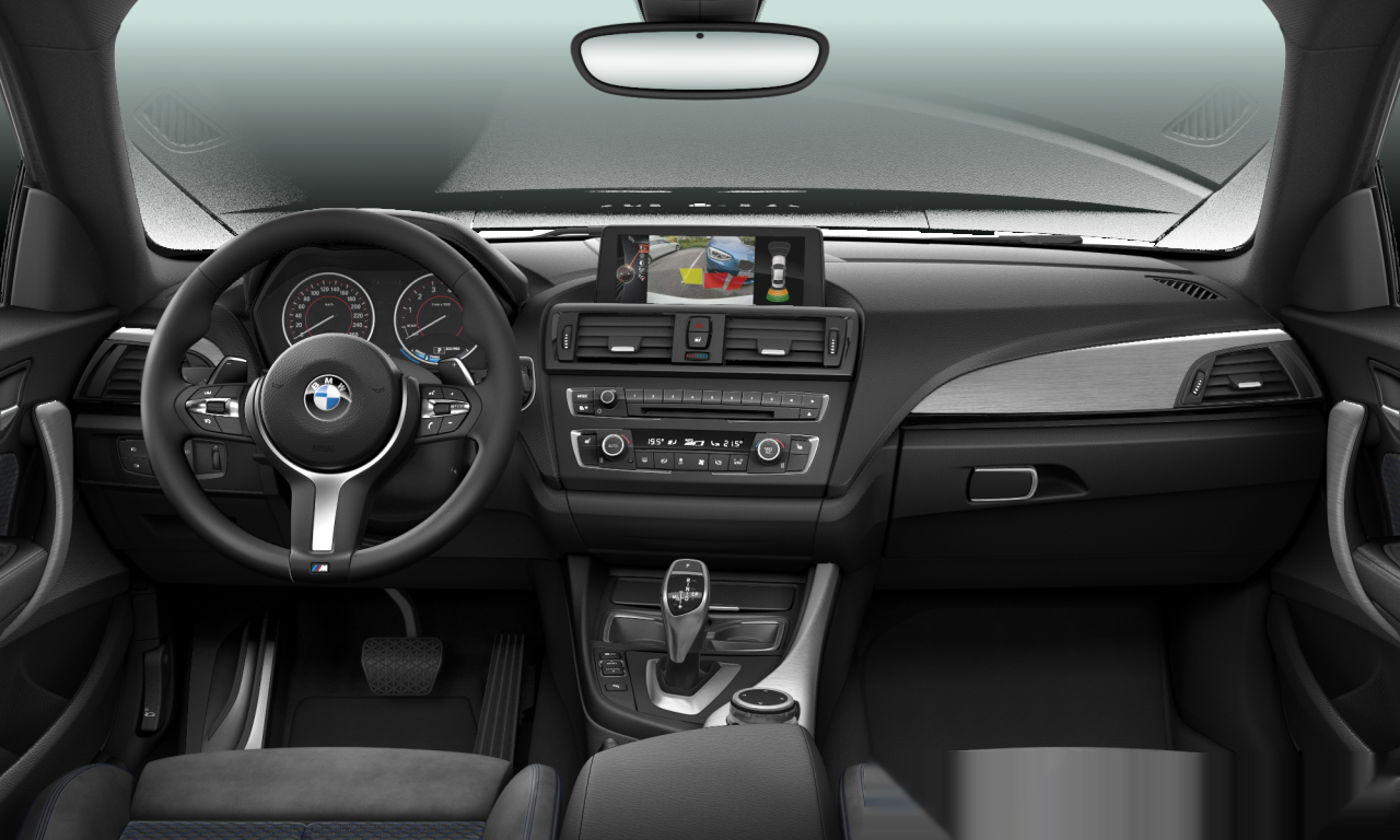 Interior of BMW 220i (F22), VIN WBA1J11020V303982