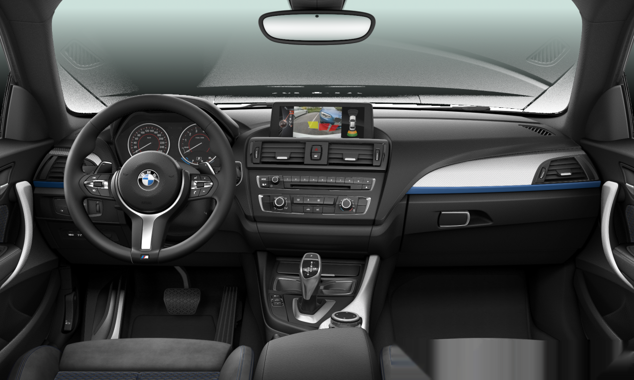 Interior of 2014 BMW M235i (F22), VIN WBA1J72070V230061