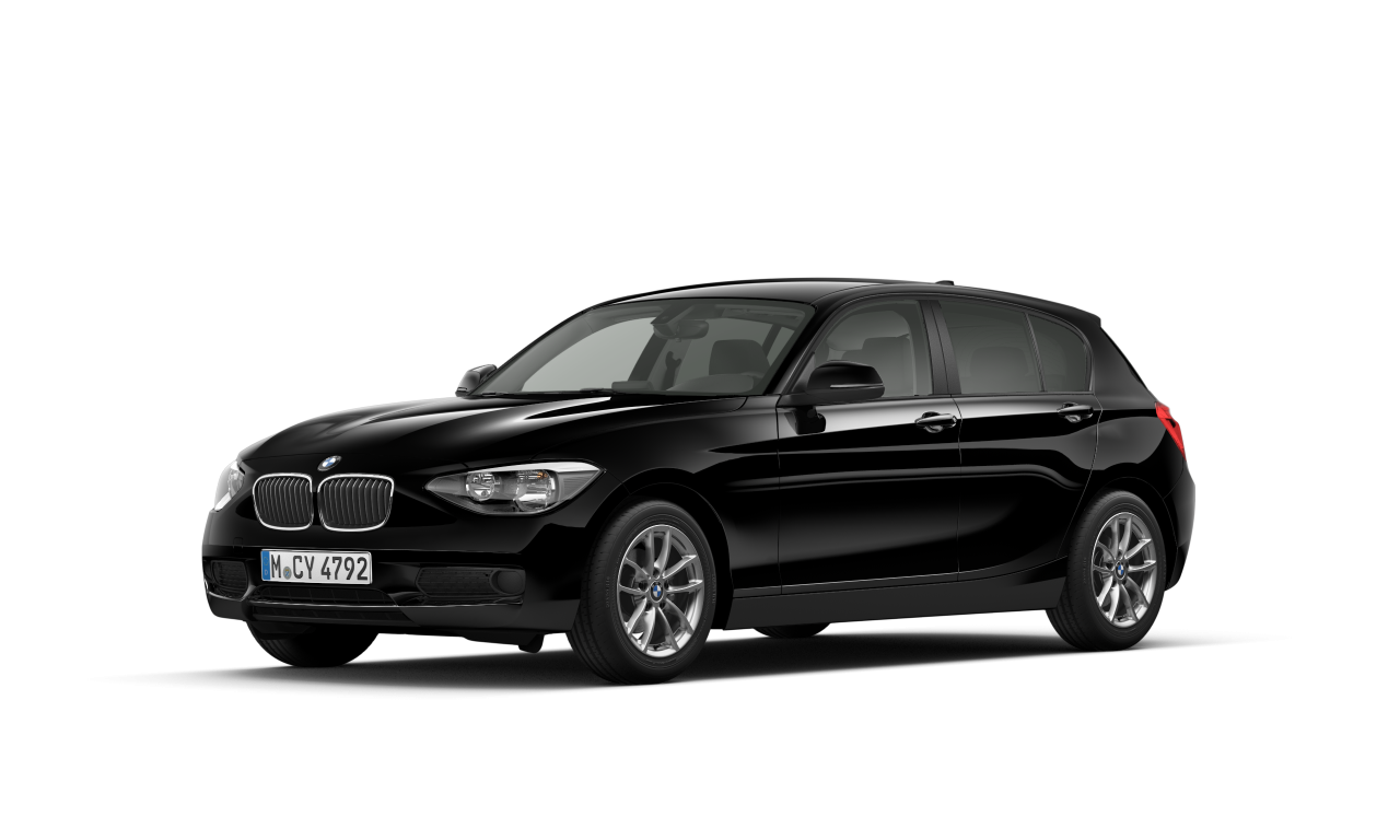Exterior of BMW 114i (F20), VIN WBA1R11010J637369
