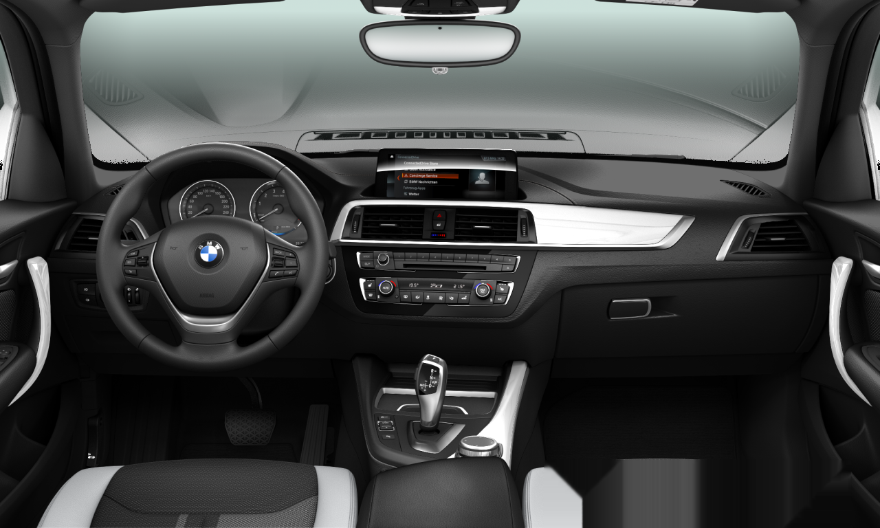 Interior of BMW 118i (F20 (MUE)), VIN WBA1R510507B08286