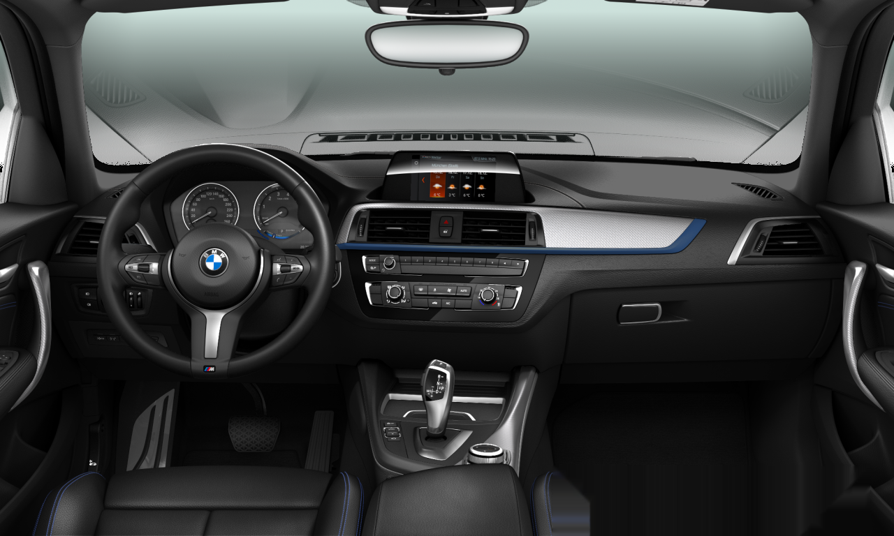 Interior of 2018 BMW 118i (F20 (MUE)), VIN WBA1R520105C81622