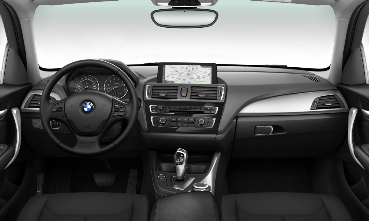 Interior of BMW 118i (F20 (MUE)), VIN WBA1R52040V750540
