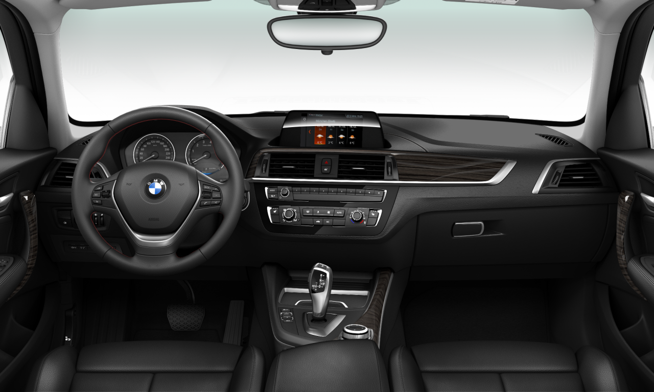 Interior of BMW 118i (F20 (MUE)), VIN WBA1R520605C76139