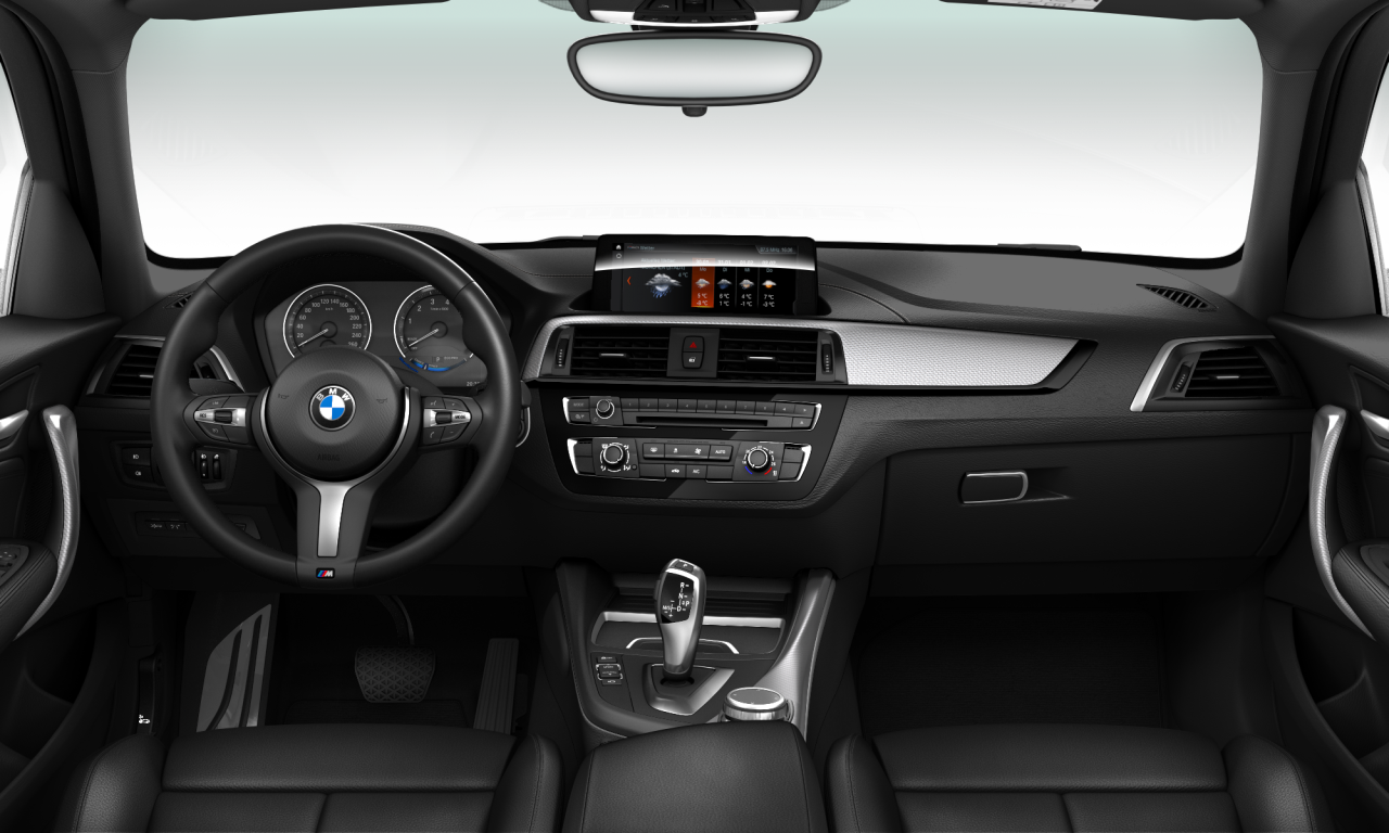 Interior of BMW 118i (F20 (MUE)), VIN WBA1R520705N08616