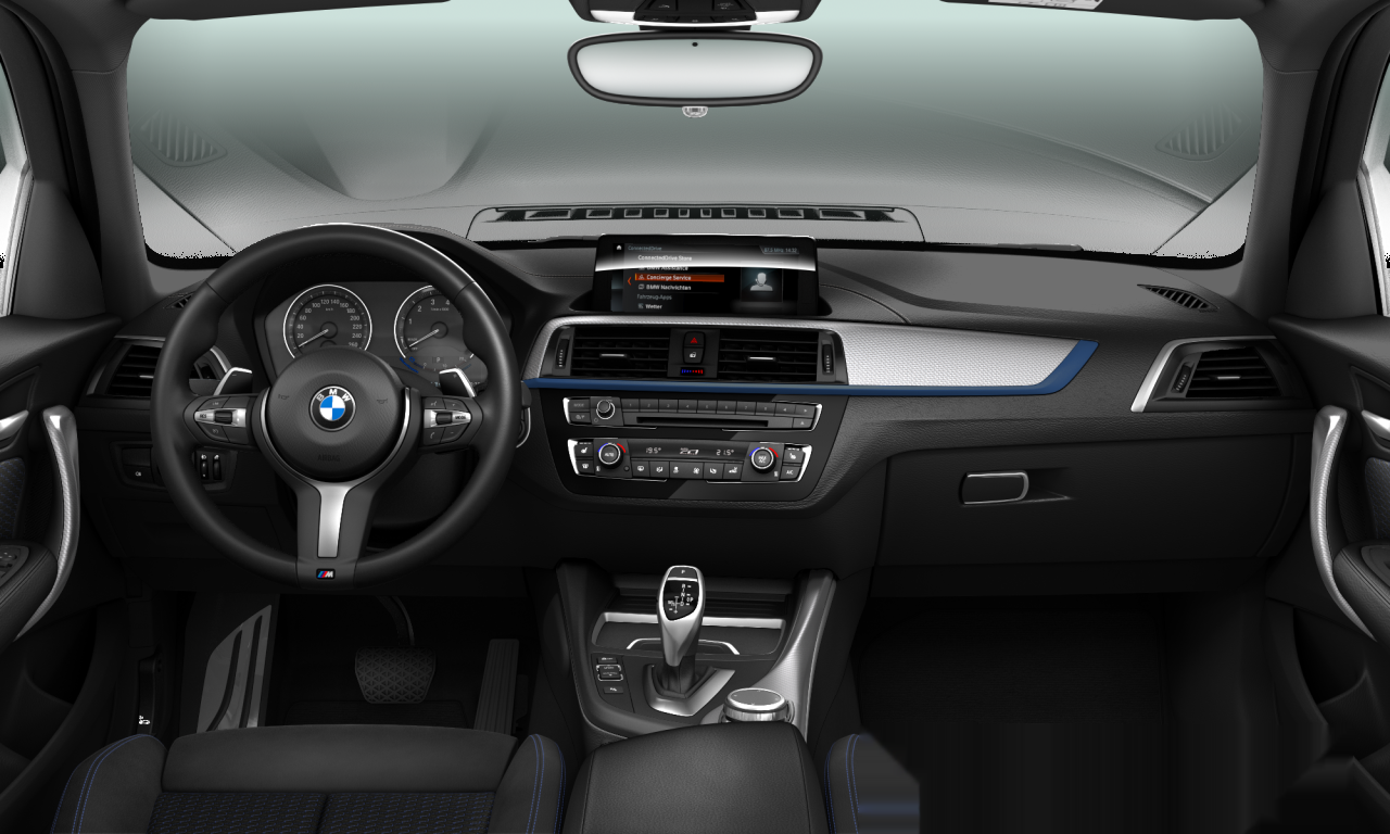 Interior of BMW M140i xDrive (F20 (MUE)), VIN WBA1R91010VA08284