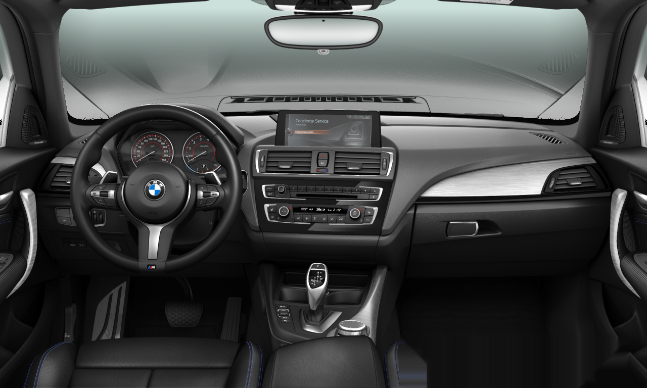 Interior of BMW M140i xDrive (F20 (MUE)), VIN WBA1R910705H90896