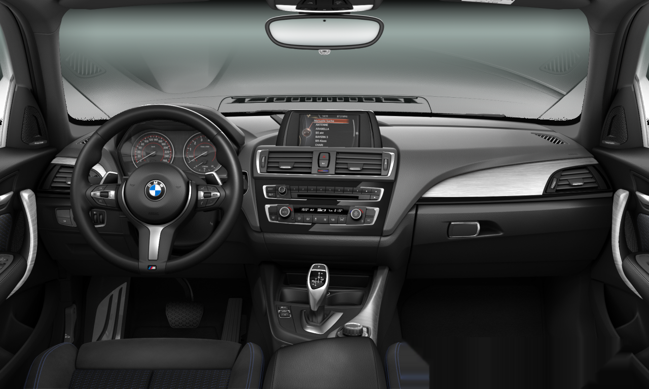 Interior of 2017 BMW M140i xDrive (F20 (MUE)), VIN WBA1R91090VA04001